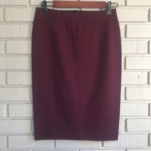 Ann Taylor Petite Ponte Pencil Skirt